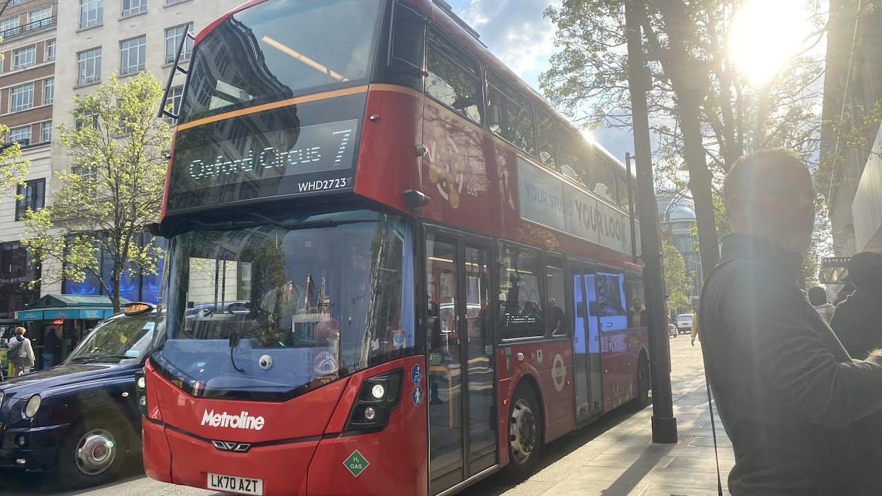 Journey on Metroline Route 7 | Wright Streetdeck Hydroliner | WHD2723 (LK70 AZD)