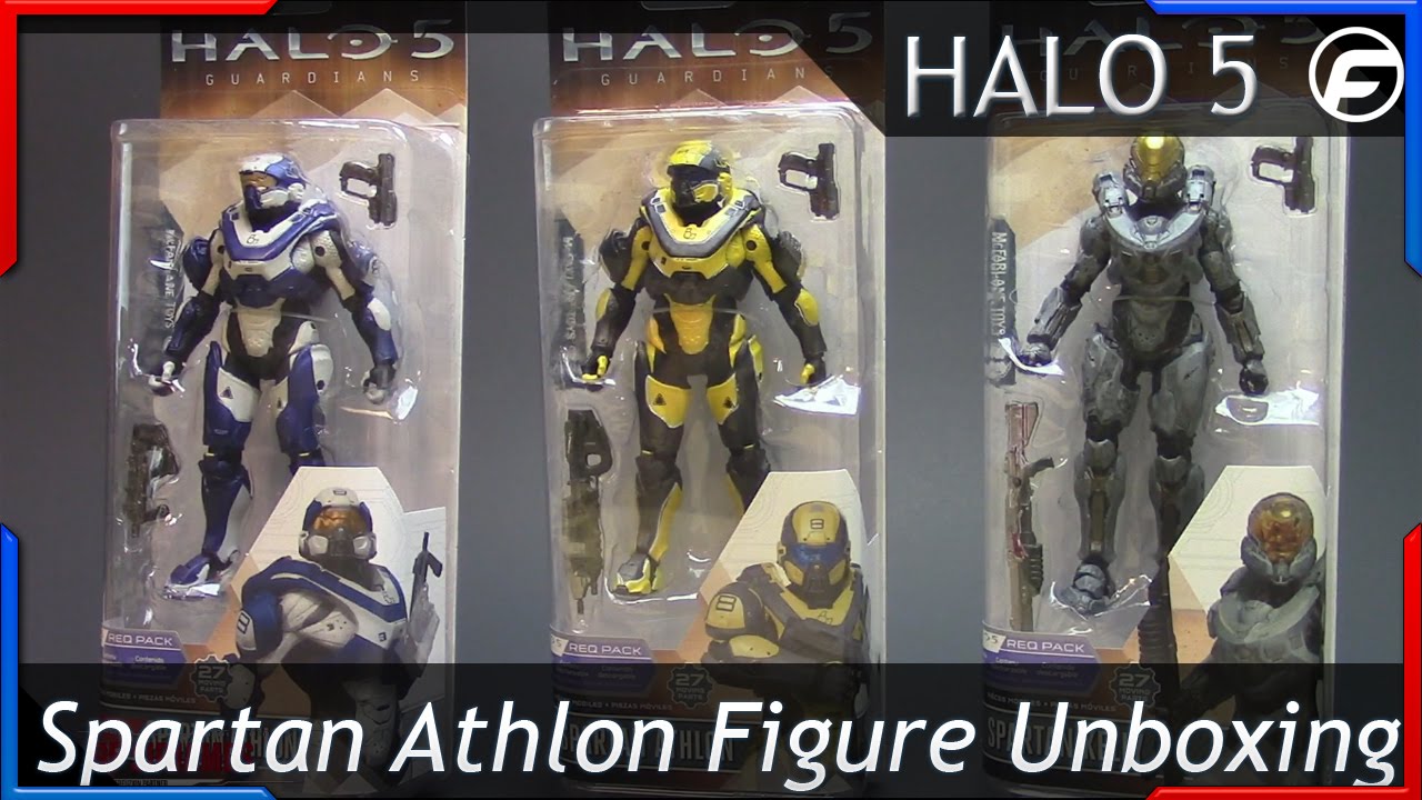 McFarlane Halo 5: Guardians Spartan Athlon Figure Unboxing