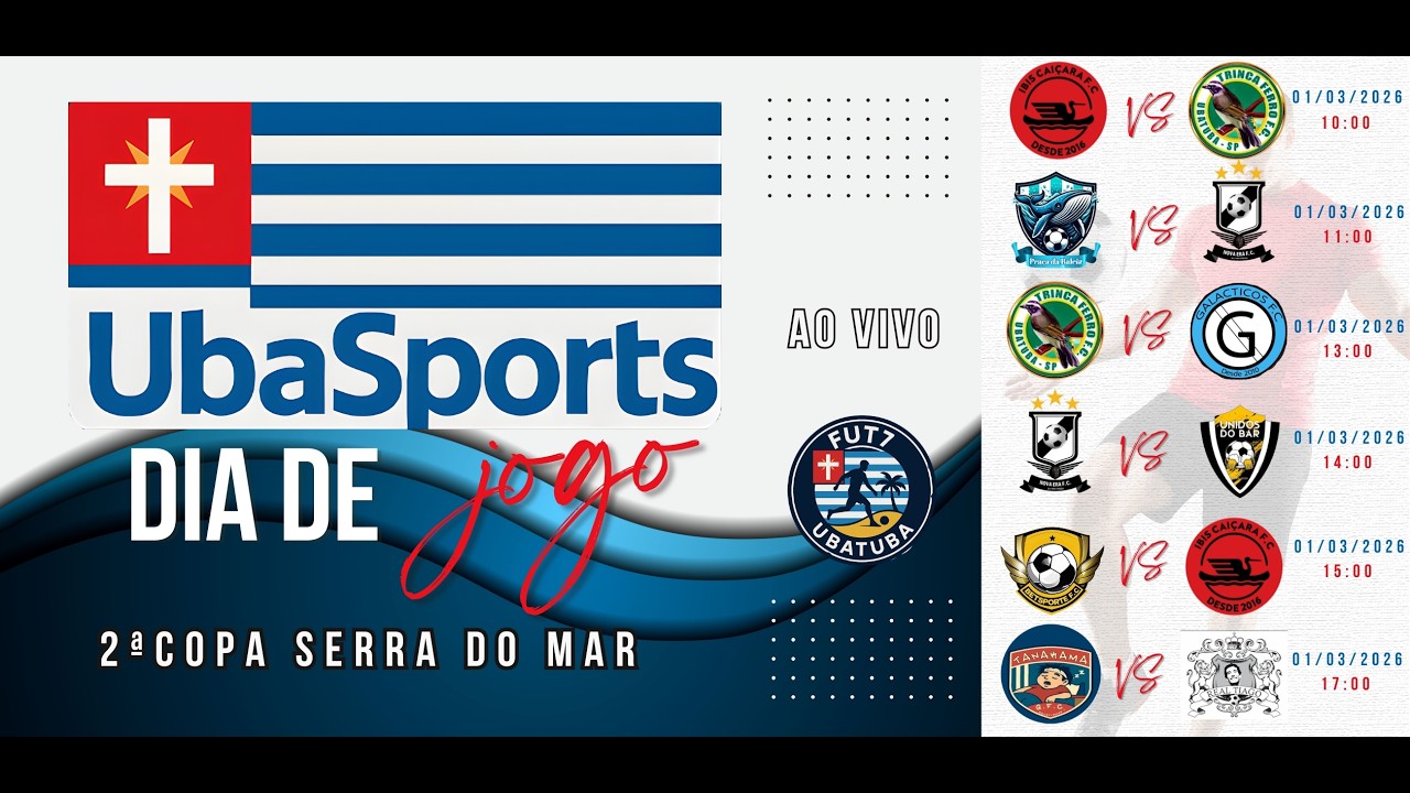 Domingo de Copa na 2ª Copa Serra do mar - Fase de grupos - FUT7 Ubatuba