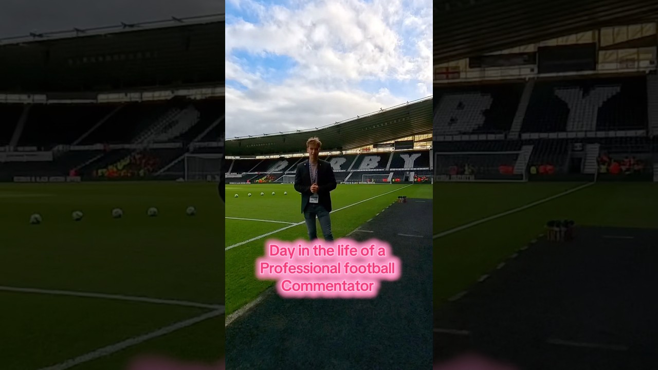 Professional Football Commentators day at @dcfcofficial&rsquo;s Pride Park ⚽️🎙️ #football #efl #soccer