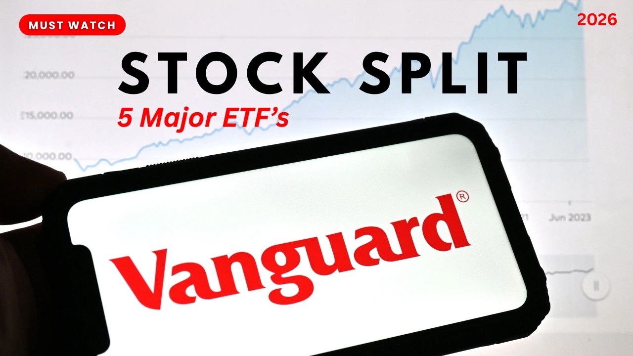 Vanguard Stock Split (5 Major ETF's)  #breakingnews #stockmarket