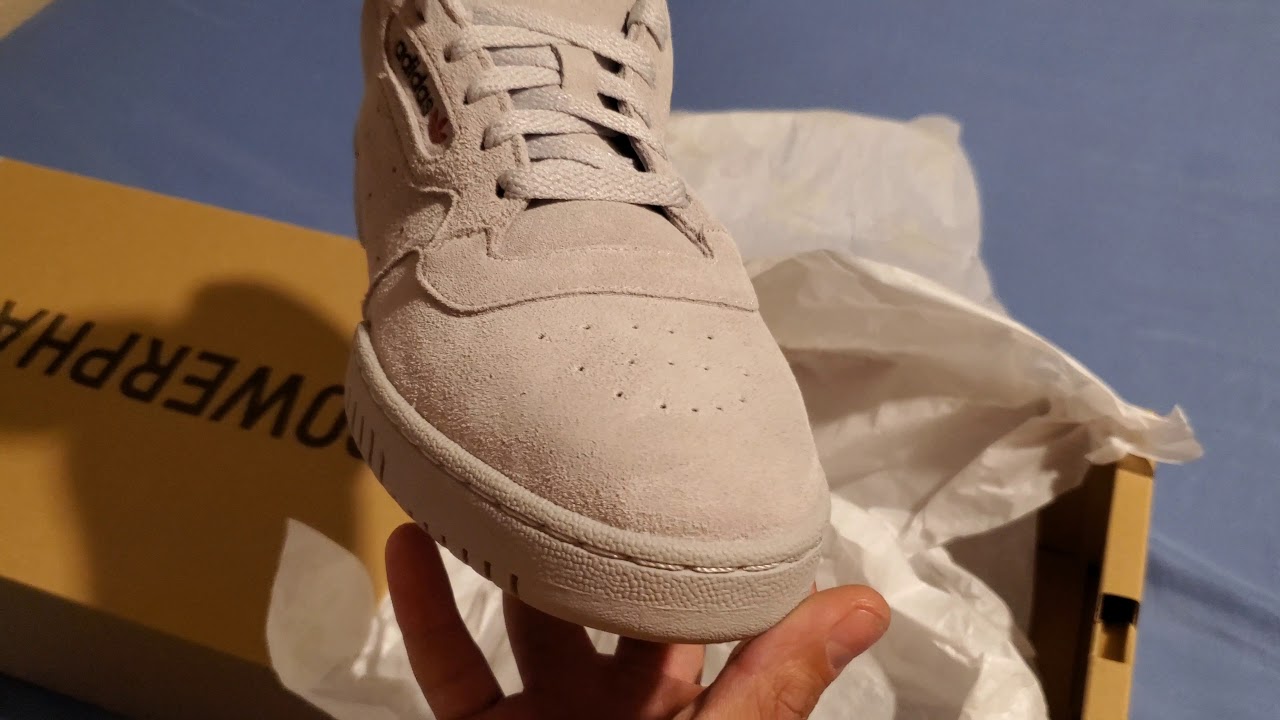 Adidas Yeezy Powerphase Quiet Gray Unboxing On foot look