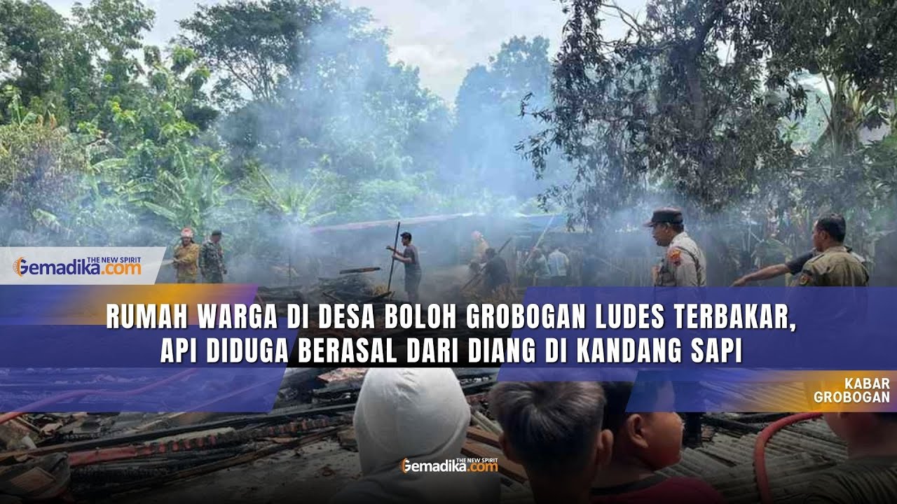 Kebakaran Hanguskan Rumah Warga di Boloh Toroh, Api Diduga Berasal dari Kandang Sapi