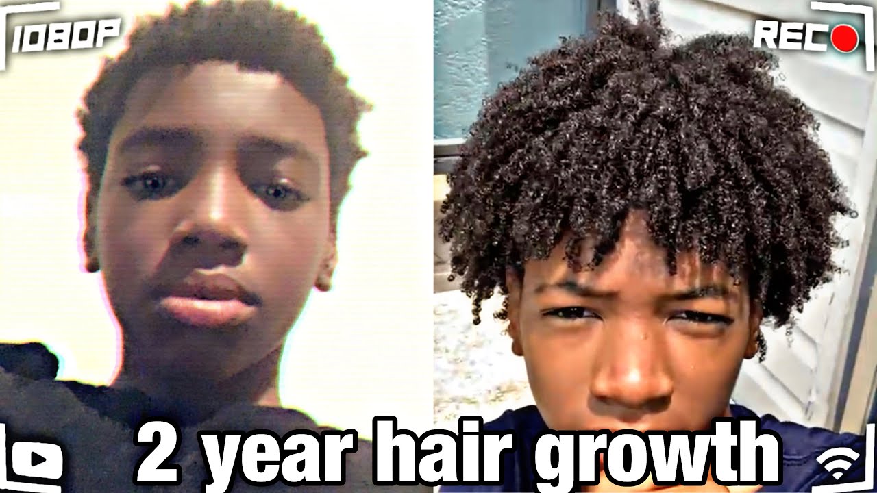 2 YEAR NATURAL HAIR GROWTH JOURNEY | For Black Men | VIDEOS AND TIPS INCLUDED