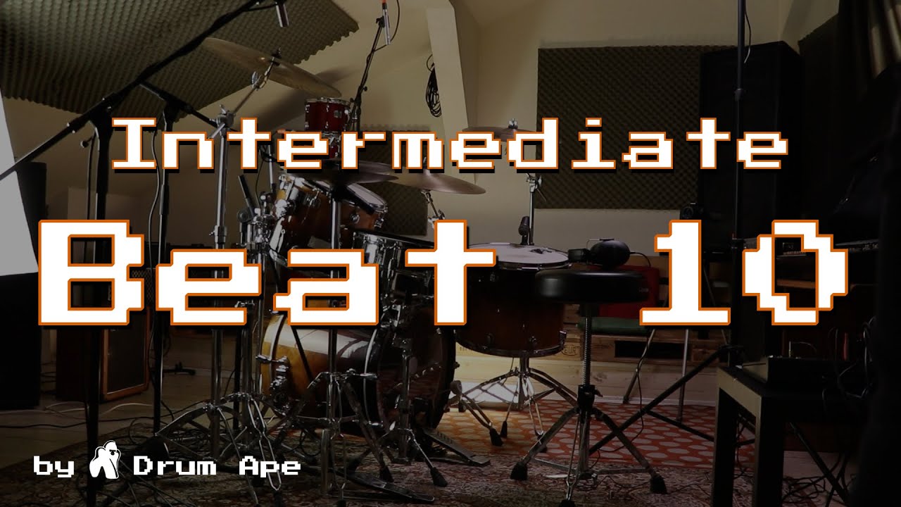 #10 Intermediate Drum Beat *backing track*