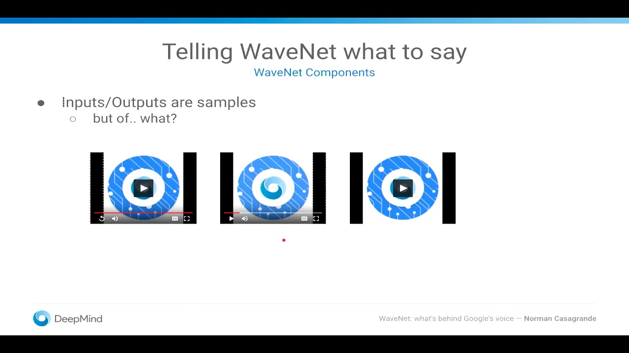 Norman Casagrande: WaveNet, what's behind Google's voice