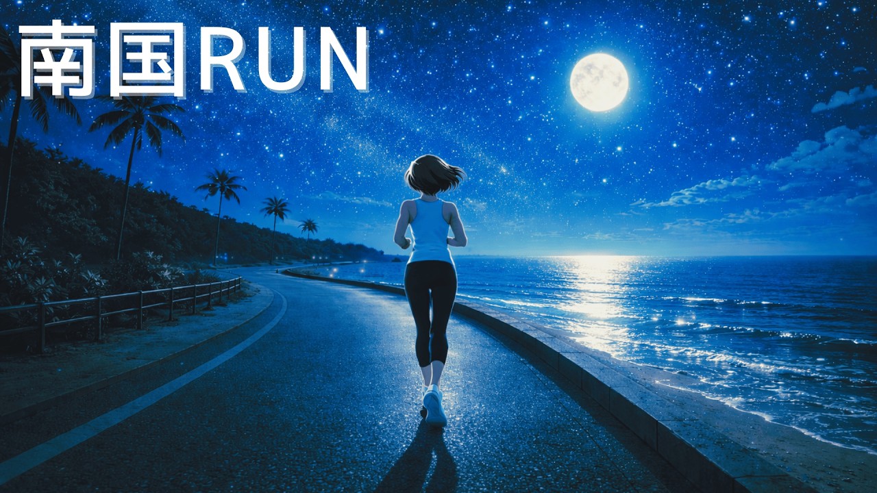 【集中×爽快】南国感じる夜のアップテンポRemix｜勉強・作業・仕事用BGM｜南国RUN