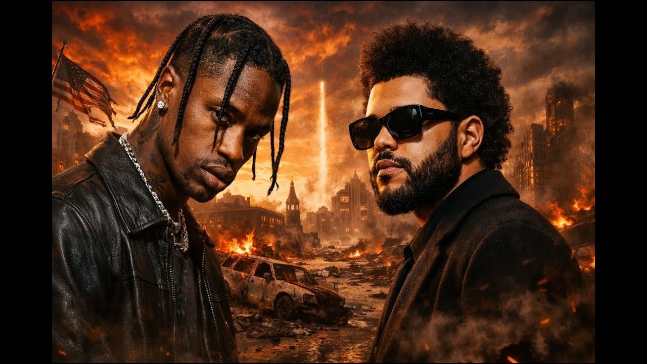 Travis Scott ft. The Weeknd--- After the rapture (Lyrics video)