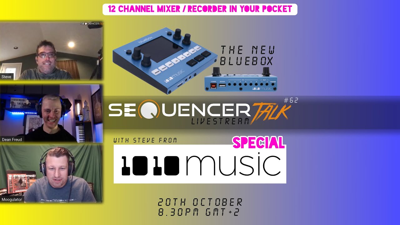 SequencerTalk 62 - 1010Music Bluebox Developer-Talk (english)