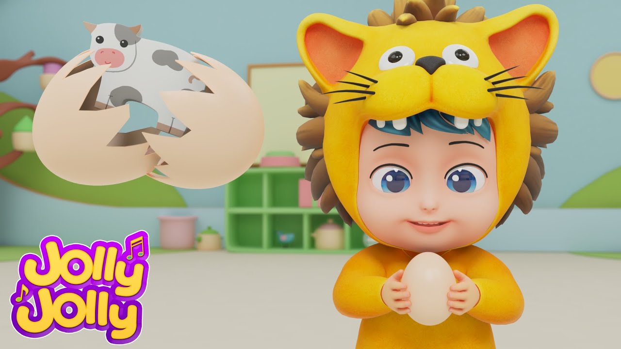 У старого Макдональда была ферма | Звуки животных | Jolly Jolly — учись и играй