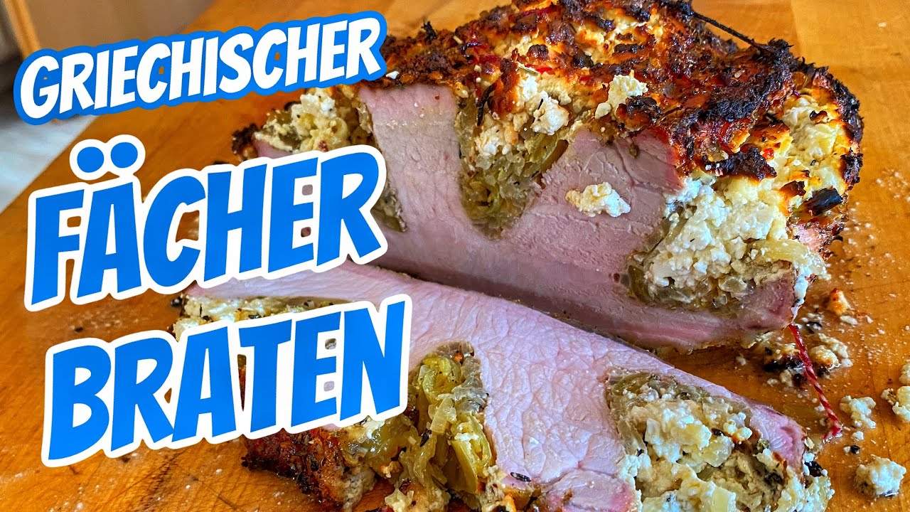 Griechischer F&auml;cherbraten | Schwein | Grillcoach Gerrit