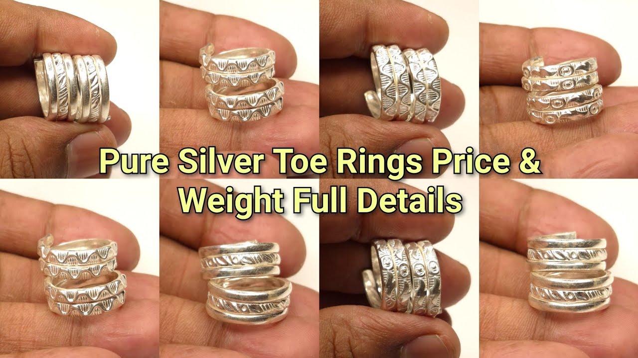 Pure Silver Toe Ring Review | Latest Design 2025 with weight and price