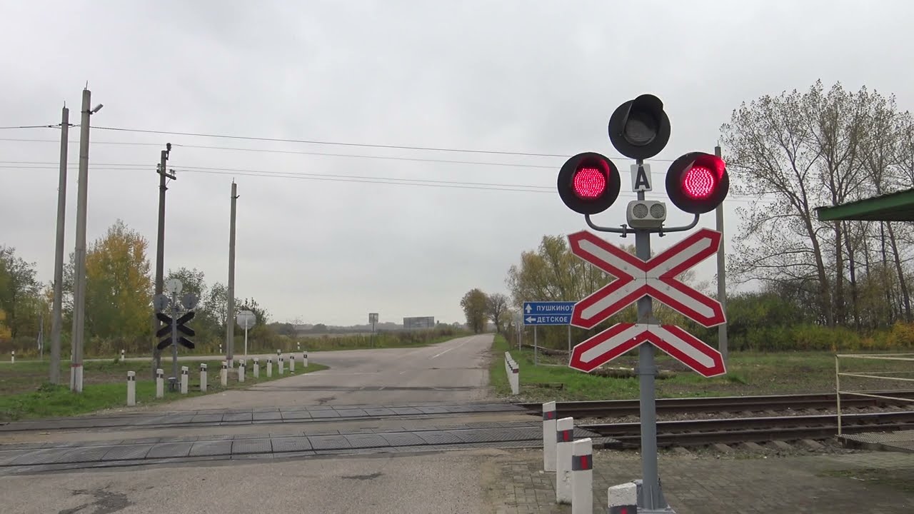 Railroad crossing of Chernyshevskoye, Russia/Černyševskojė geležinkelio pervaža, Rusijoje