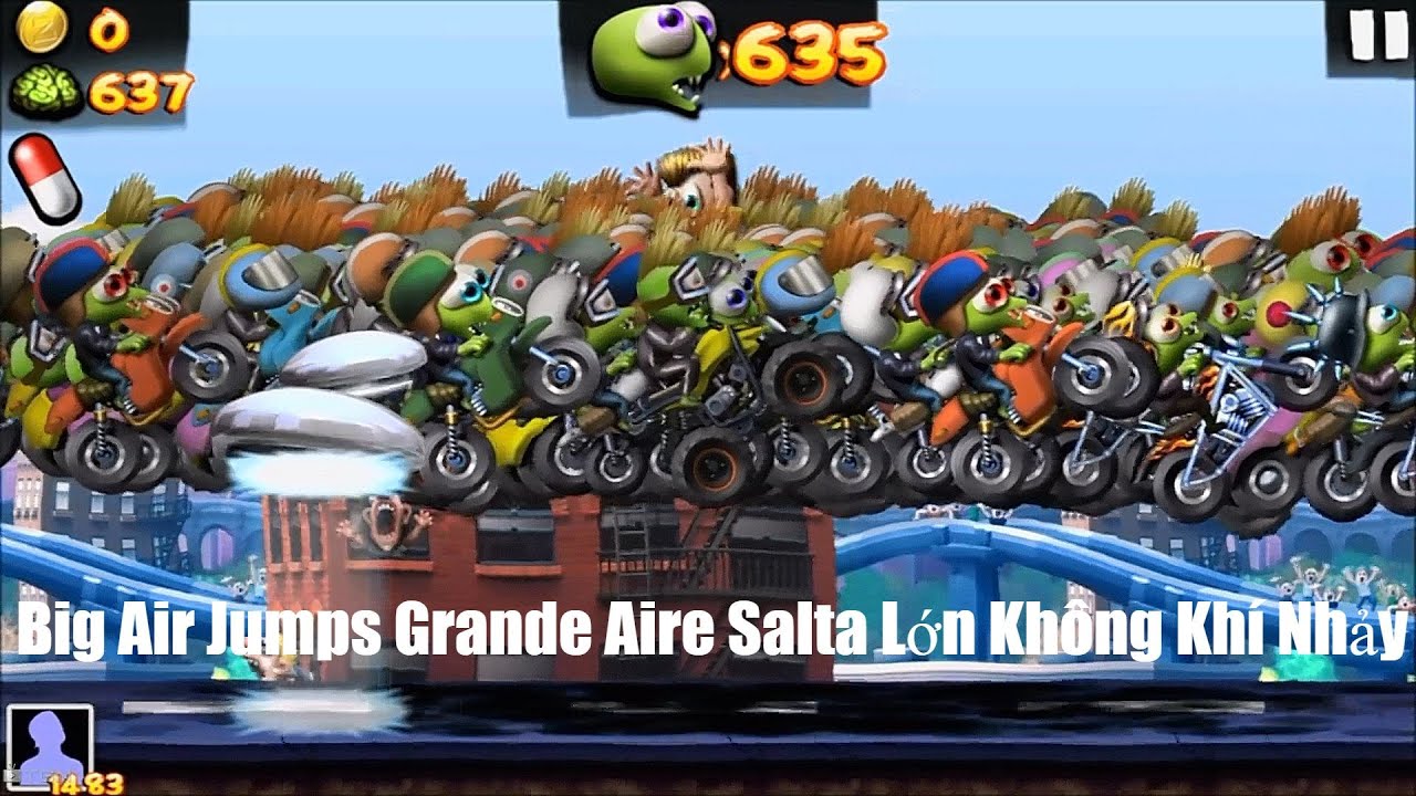 Riderz Zombie Tsunami Extreme Big Air Jumps Grande Aire Salta Lớn Không Khí Nhảy