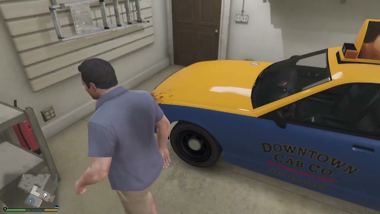 Grand Theft Auto 5 I Stored. A police car.