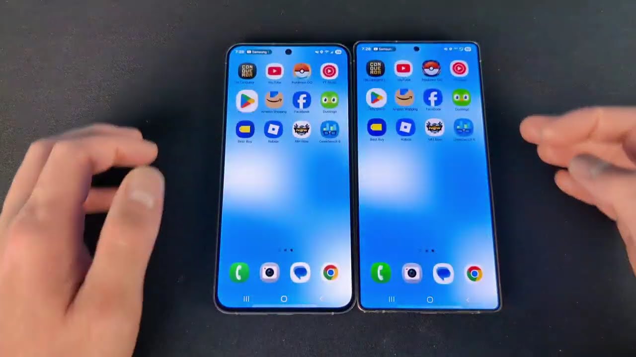Сравнение тестов скорости Samsung S25 FE и Samsung S25 Ultra