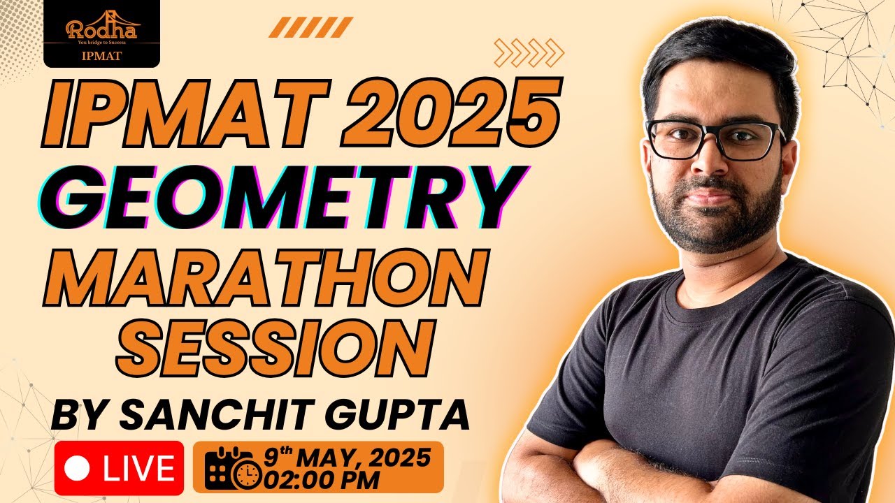 IPMAT 2025 Final Lap | NUMBERS Marathon Session by Sanchit Gupta I IPMAT Indore