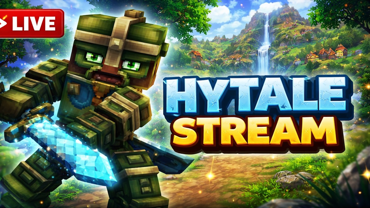 Der neue Dorfplatz | Hytale | Livestream