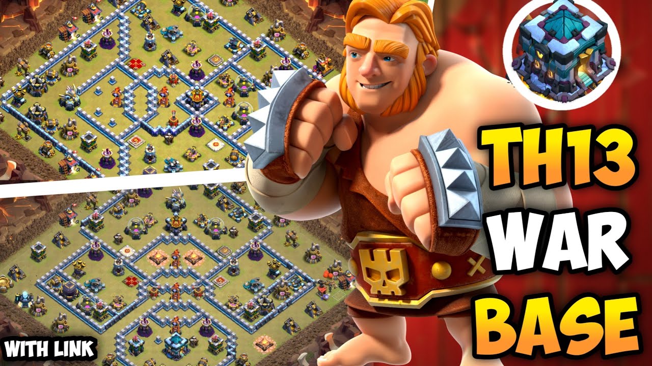 Top 10 TH13 War Base with Link | 10 New Town Hall 13 CWL & War Base | Clash of Clans