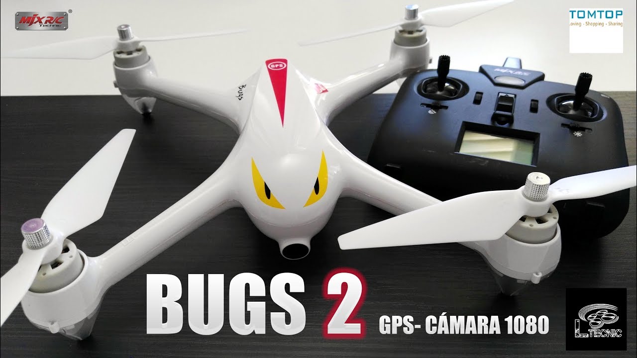 MJX Bugs 2. Drone Gps Brushless a precio increíble Unboxing Tomtop