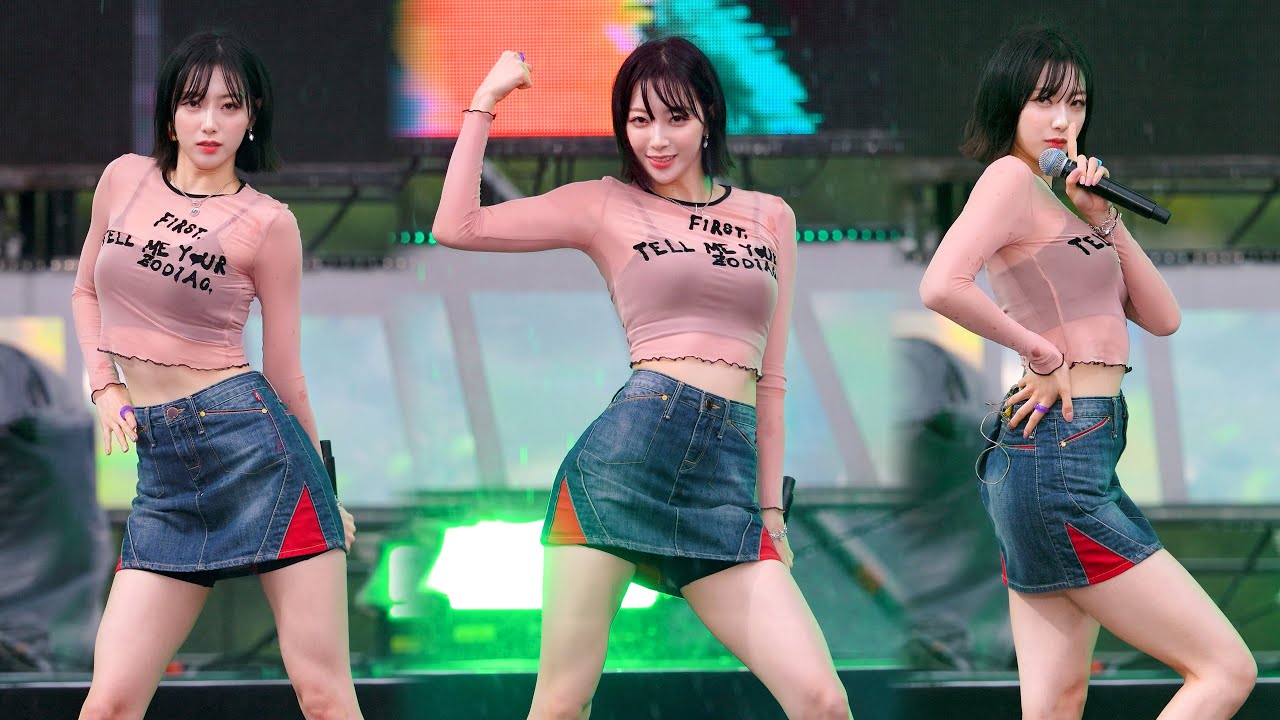 230722 리이나 RIINA 하이키 H1-KEY 'ATHLETIC GIRL' 4K 60P 직캠 @보령 월드 K-POP 페스티벌 by DaftTaengk