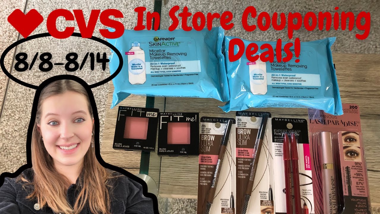 CVS In Store Couponing Haul (8/8 to 8/14) Get expensive makeup cheap!