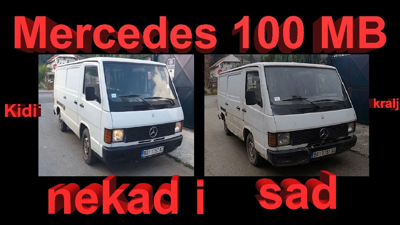 Mercedes 100 MB nekad i sad