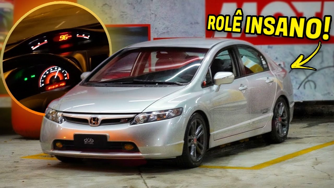 HONDA CIVIC SI PURO SANGUE ACELERANDO TUDO NA MARGINAL