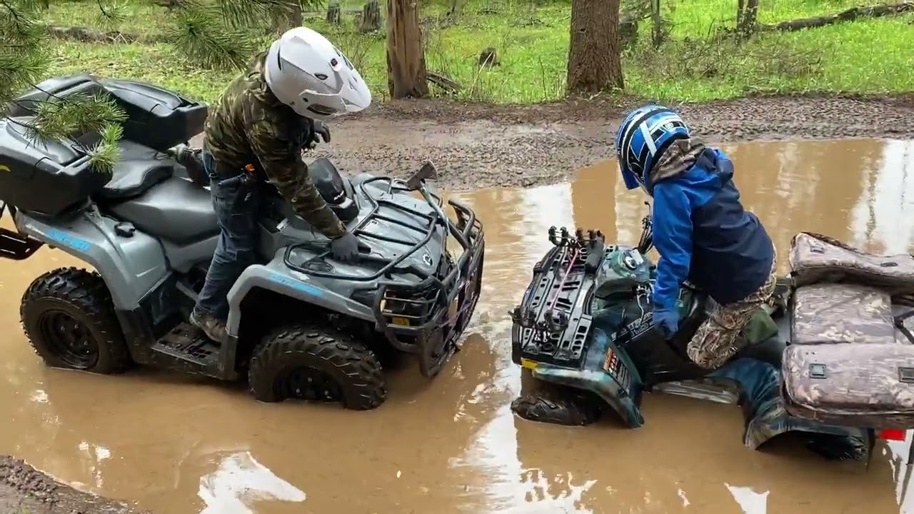 Yamaha Grizzly 90 and Polaris 110 to the rescue