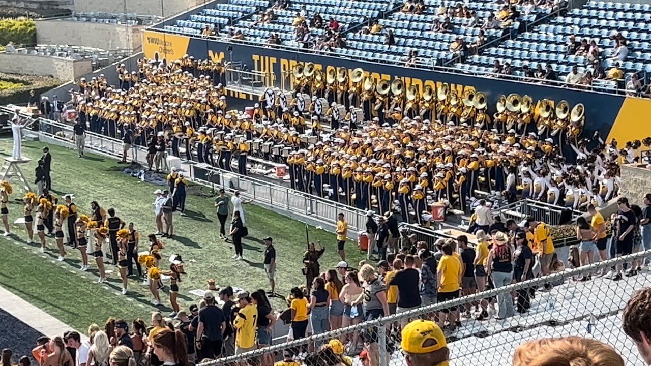 The Pride of West Virginia Marching Band (Stand Tunes with breaks for a football game : )