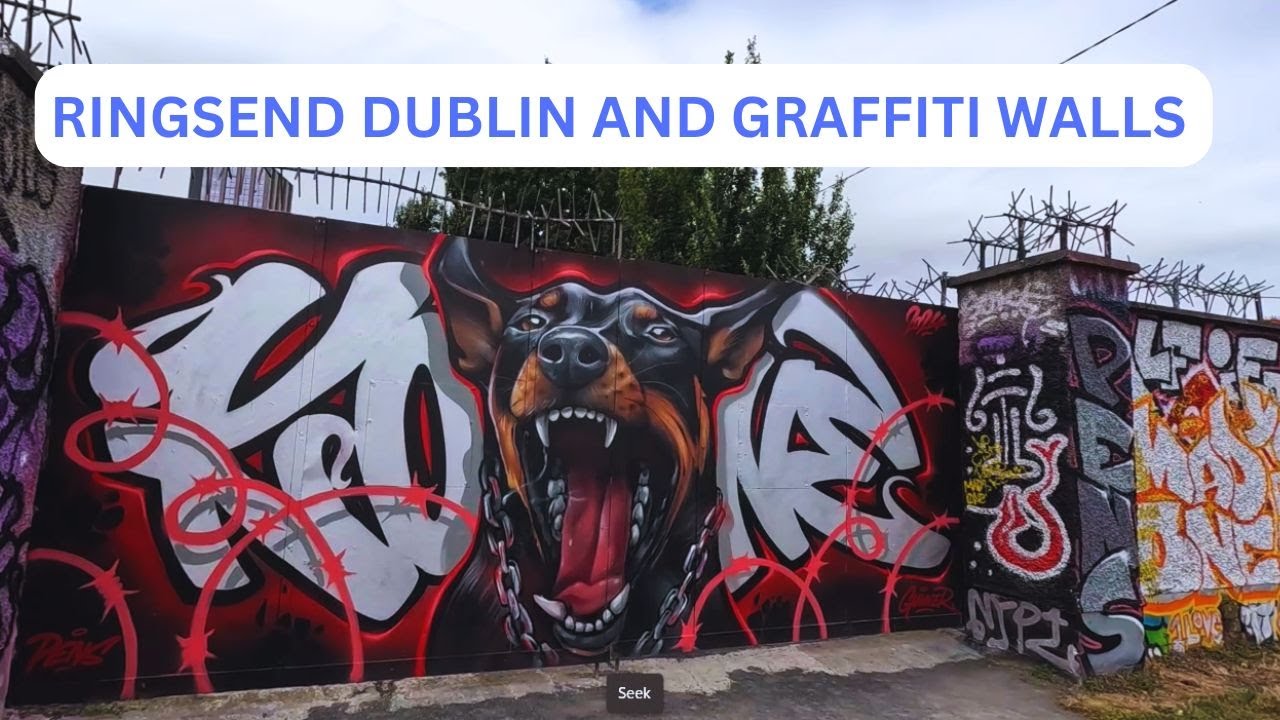 RINGSEND DUBLIN AND GRAFFITI WALL