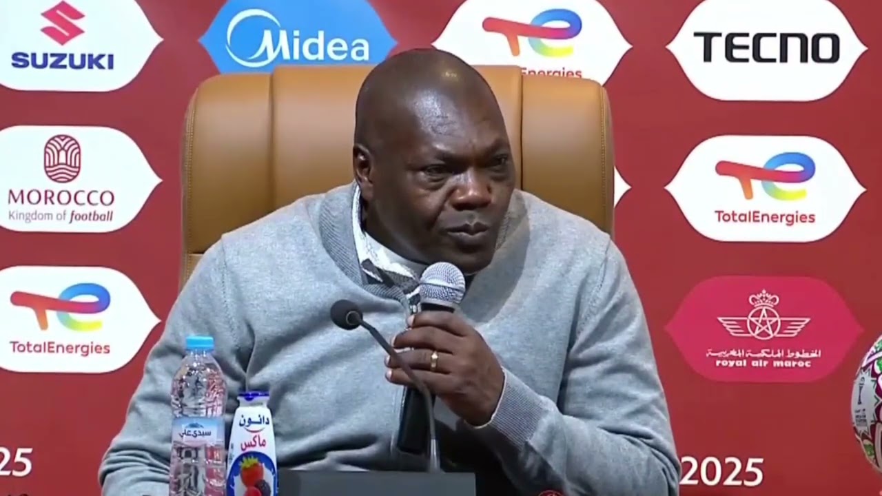 DAVID PAGOU : Conf&eacute;rence de presse apr&egrave;s le nul face &agrave; la C&ocirc;te d'Ivoire #canmaroc2025 