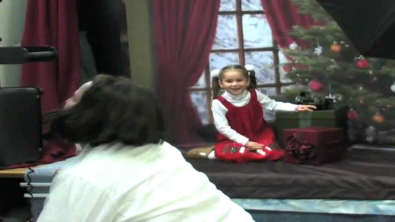Kiddie Kandids in December at Boise mall