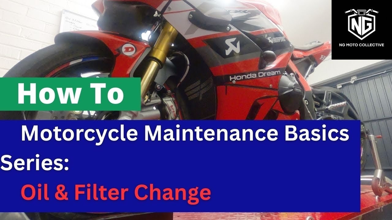 Motorcycle Oil & Filter Change: How to