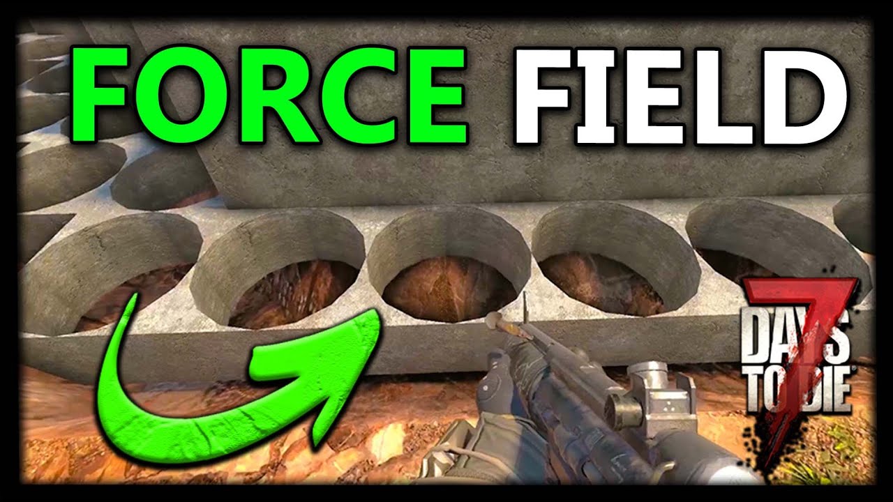 THE BLOCK That GIVES The BEST FORCEFIELD - 7 Days To Die 1.0