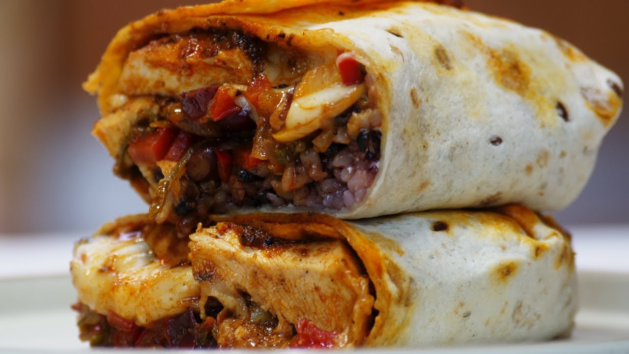 Juicy Chipotle Chicken Burrito