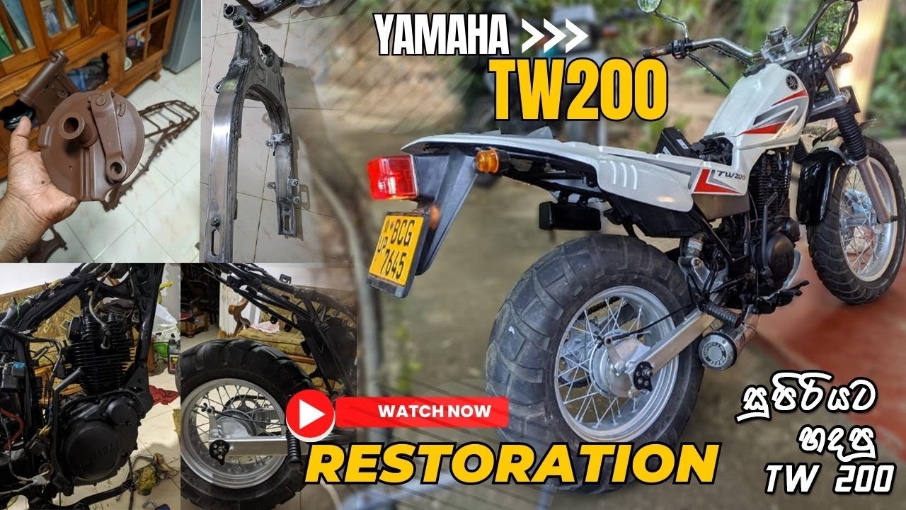 Yamaha TW 200 Full Restoration | Brandnew Condition SRILANKA