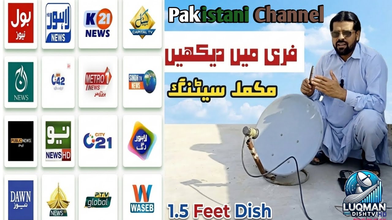 2 Feet dish per Pakistani channel settings | Ku  band satellite signal settings