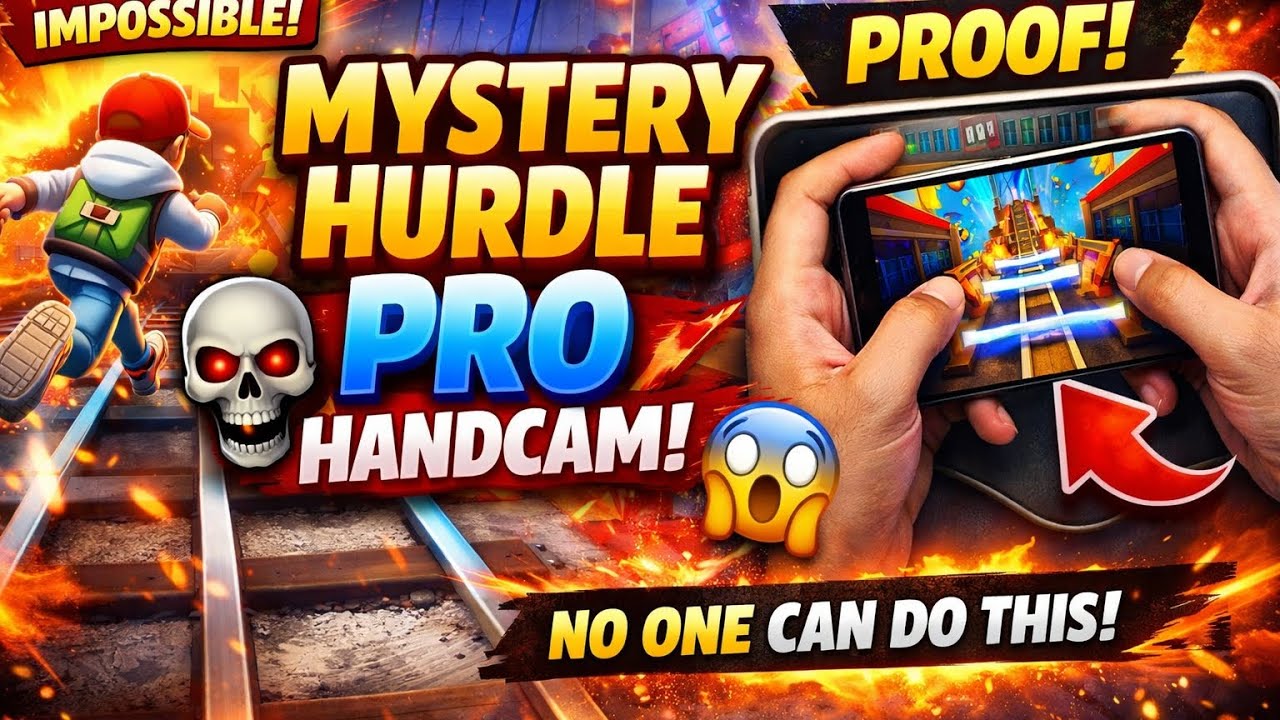 😱 Subway Surfers Mystery Hurdle Challenge 🔥 Handcam Pro Gameplay | Hardest Run Ever! 🎮