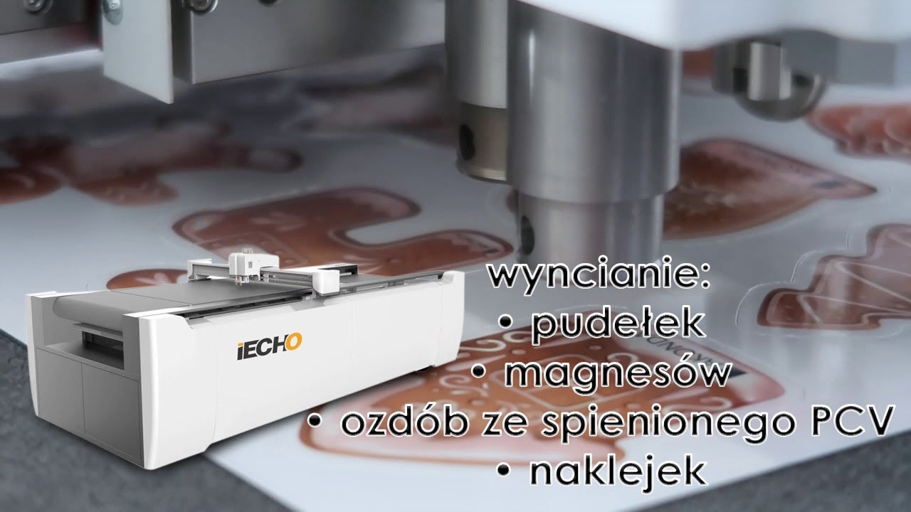Świąteczny klimat z iEcho PK - wycinaj bez wykrojników folie, magnesy, tekturę.