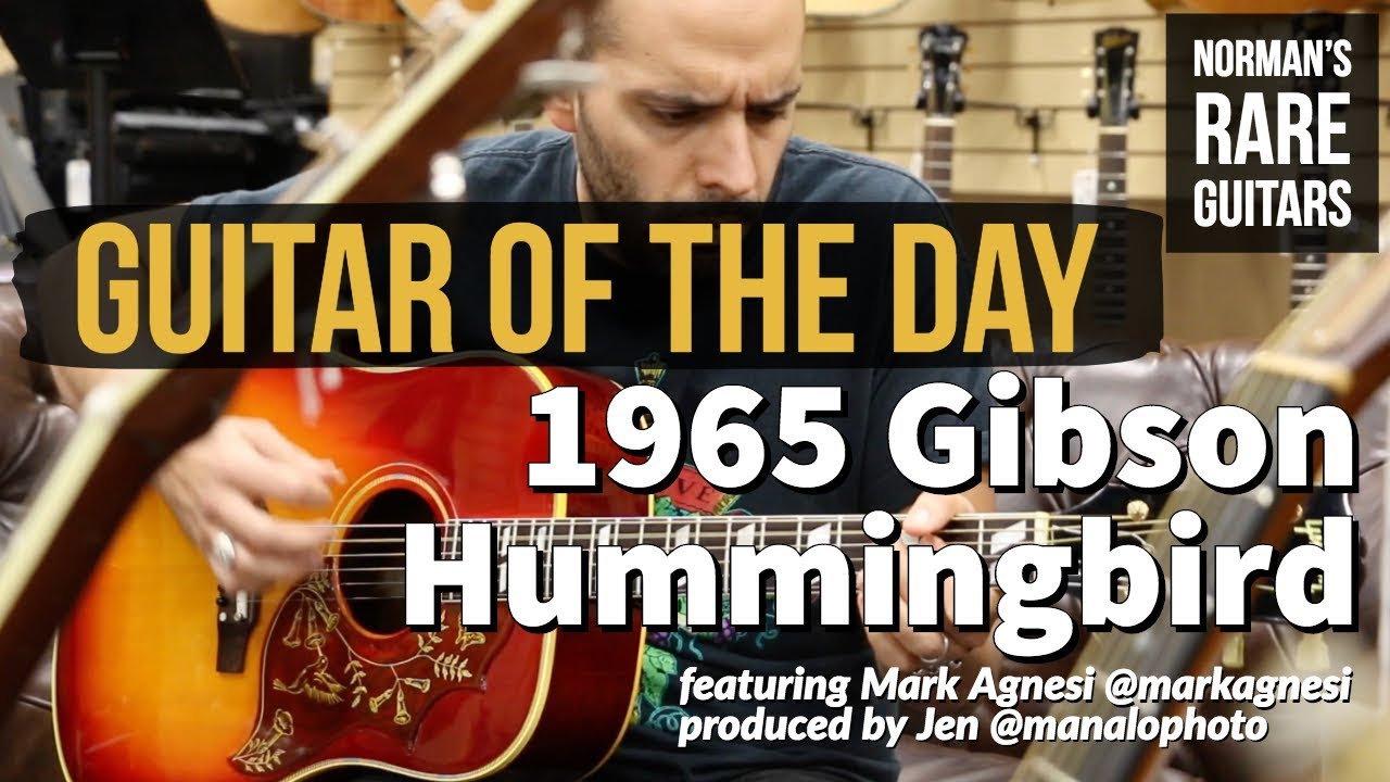 Guitar of the Day: 1965 Gibson Hummingbird | Norman's Rare Guitars