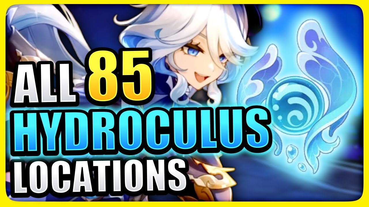 ALL 85 Hydroculus Locations in Fontaine (Part 1 WITH TIMESTAMPS) Genshin Impact 4.0 Furina