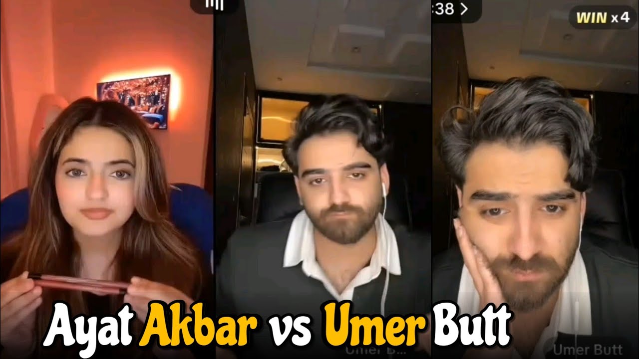 November 17, 2025 TikTok Live Match 😂 Ayat Akbar vs Umer Butt | Funny Moments 🤣😂😂