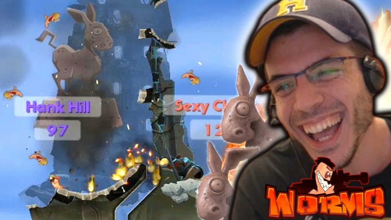 I CANT STOP LAUGHING AT MY FRIENDS! (WORMS W.M.D. w/ Friends)