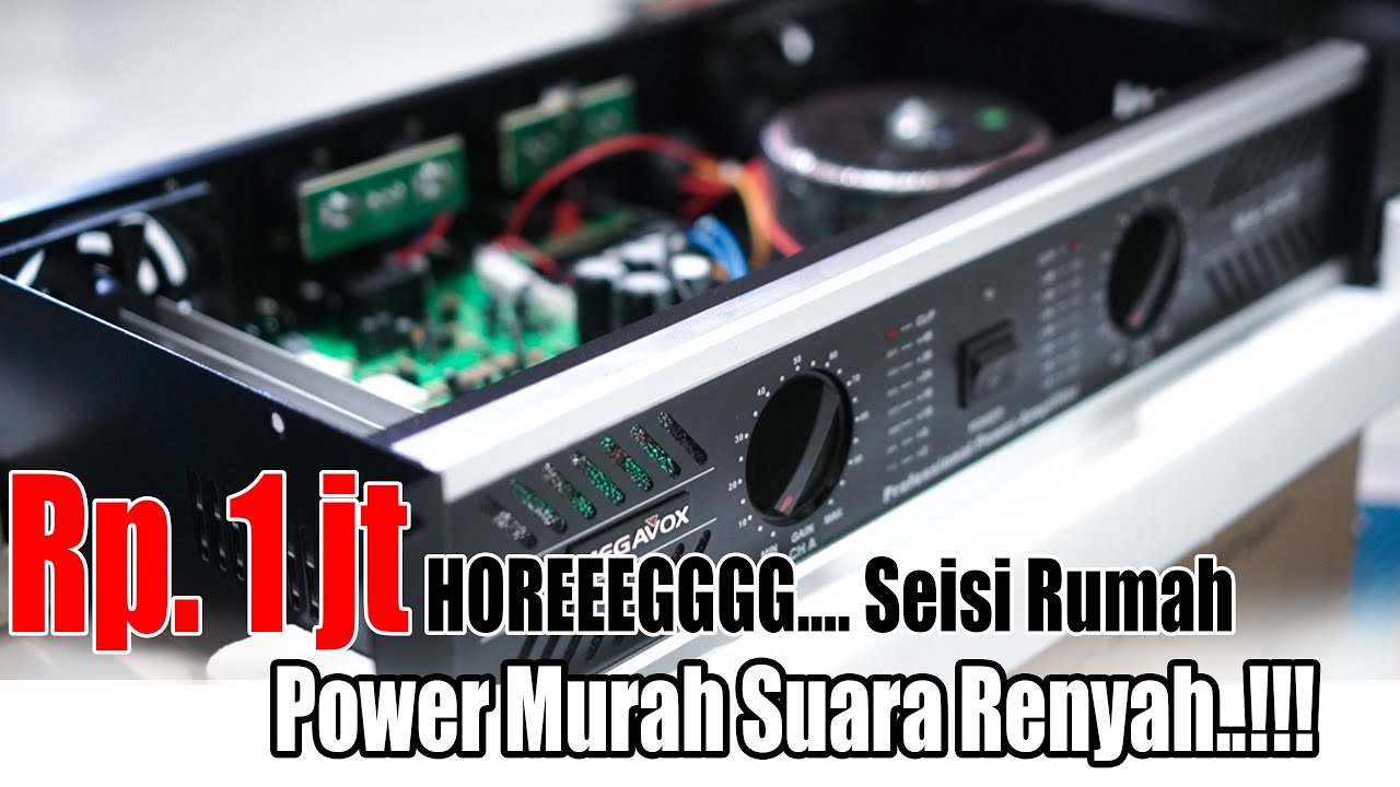 TEST POWER MURAH SUARA RENYAH - COCOK BUAT RUMAHAN - MEGAVOX MA502