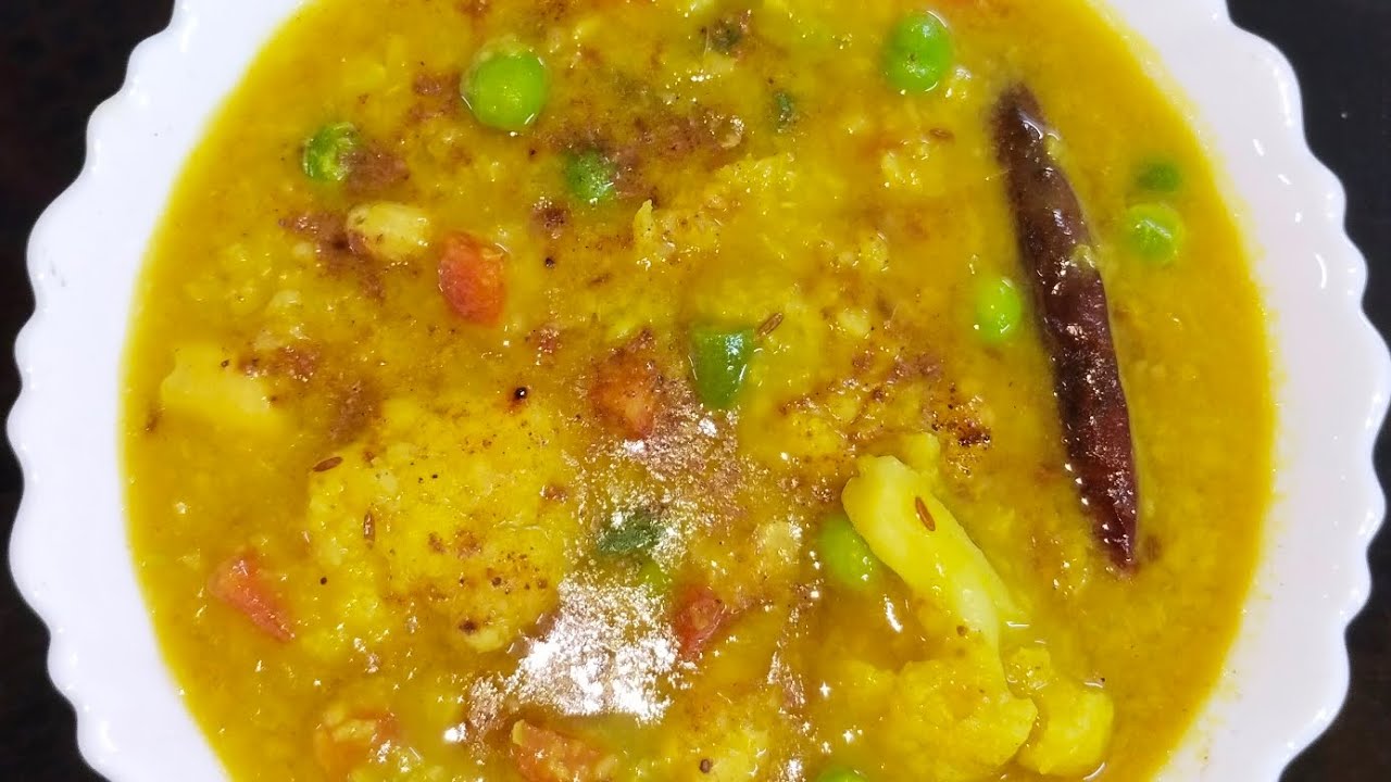 সিক্রেট মসলা সহ অনুষ্ঠান বাড়ির ভেজ ডাল রেসিপি|veg dal recipe|Arpitar Rannaghor|পুরনো দিনের রান্না|