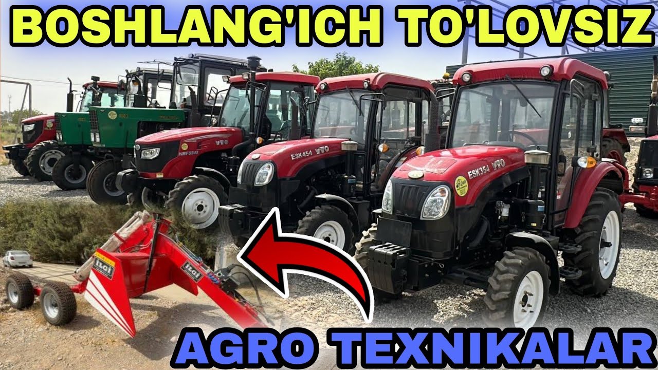 BELARUS YTO TRAKTORLARI ZAVOD NARXIDA SURXONDARYO JARQO'RG'ON 