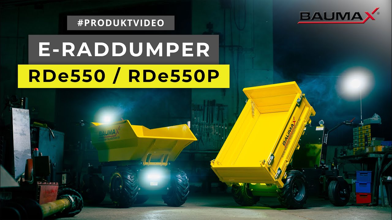 BAUMAX Raddumper mit Elektroantrieb RDe550 & RDe550P