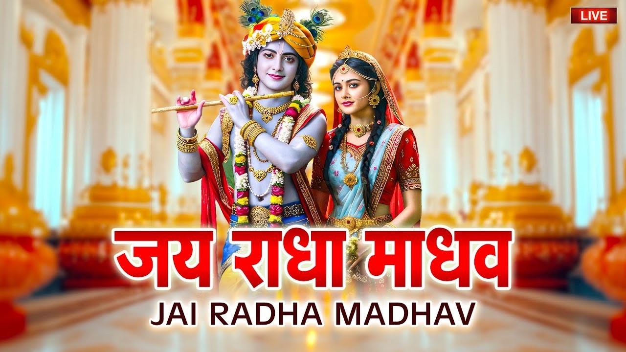 LIVE : जय राधा माधव | Jai Radha Madhav | शनिवार भक्ति भजन | Lofi Bhajan - Maha Mantras