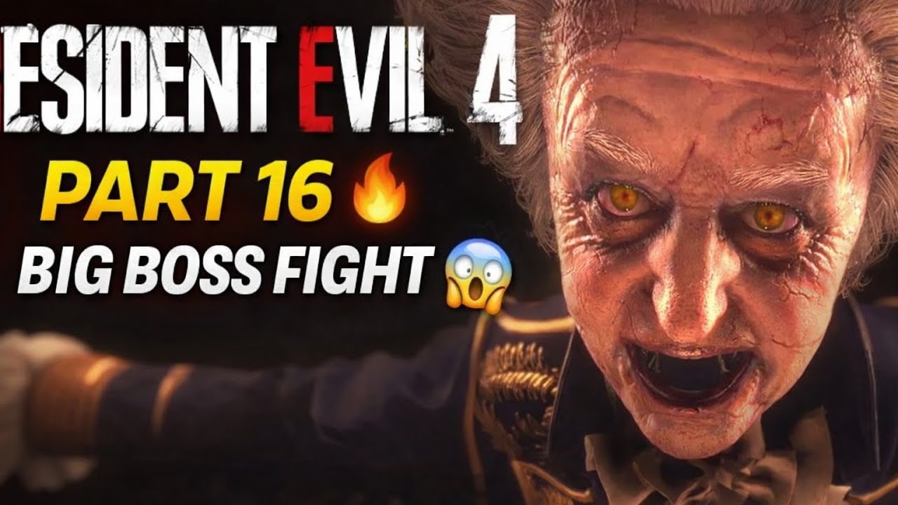 Resident Evil 4 Remake Part 16 Hindi Gameplay | Chapter 7 Intense Boss Fight 😱 RE4 PC Full Game